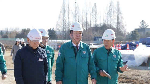 이범석 청주시장, 농수산물 도매시장 현대화사업 동절기 현장 점검