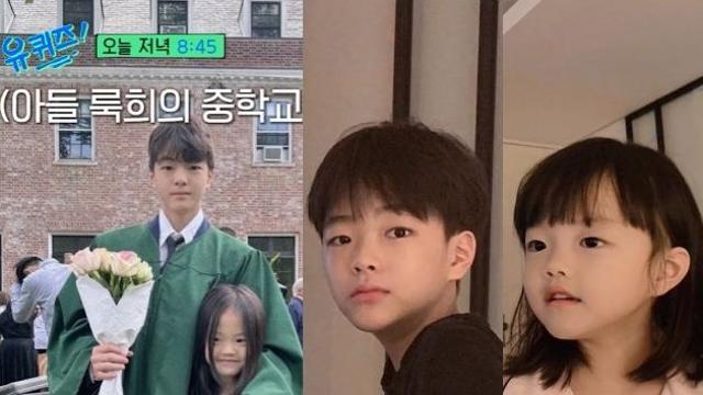 '손태영♥' 권상우, '붕어빵' 아들·딸 공개 