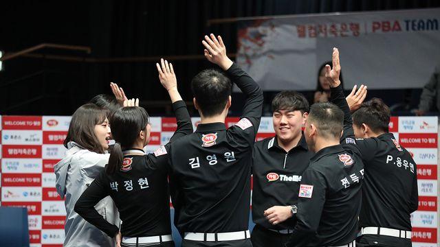 PBA 팀리그 정규리그 막판 ‘대혼전’…'신생팀' 하림에 발목 잡힌 하나카드 2위로 ↓ [PBA 팀리그 5R]