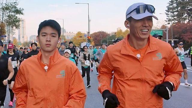 션, 子 하율이에게 밀렸다 “10km 기록 나보다 빨라” (뛰산2)