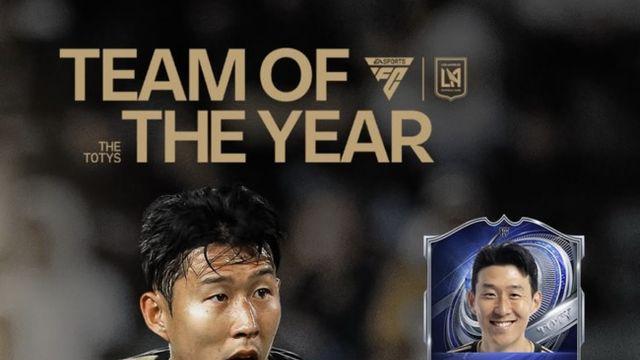 쏘니, 쏘니, 쏘니! 안 끼는 곳이 없다...‘토트넘+LAFC’ 활약으로 2025 ‘올해의 팀 후보’ 선정