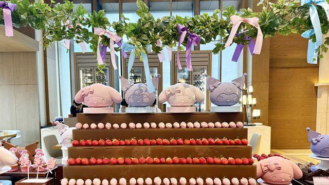 [현장취재] 콘래드 서울, 마이멜로디·쿠로미와 협업한 '딸기 뷔페'로 눈길