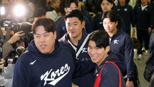 야구대표팀, 최종 엔트리 발표 앞두고 WBC 1차 캠프 전지훈련 출국