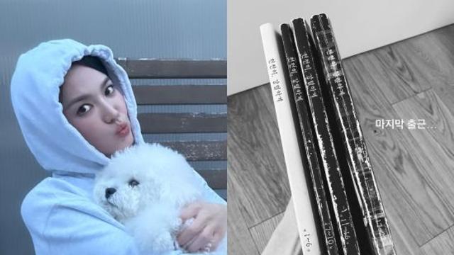 송혜교, 대본 너덜너덜해질 정도…'천천히 강렬하게' 촬영 완료 [★해시태그]