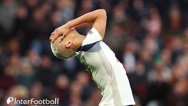 쿠두스-베리발-벤탄쿠르 이어 '최다 득점자' 햄스트링 부상 OUT...프랭크 