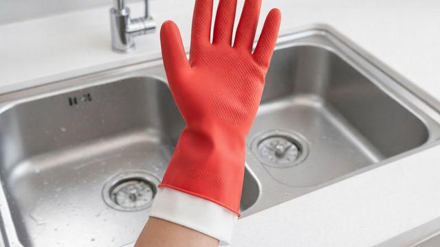 고무장갑 소매 부분을 조금만 접어보세요…기막힌 쓰임에 깜짝 놀랍니다