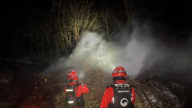 경북 의성산불 잔불 정리 완료…산림 93ha 피해