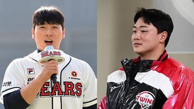 어제의 '쇠질 파트너', 오늘의 적 됐네…'잠실 빅보이-양의지 후계자', 이제 잠실 라이벌로 격돌