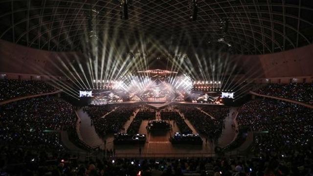 '골든디스크'로 물든 타이베이…미디어파사드부터 대중교통까지