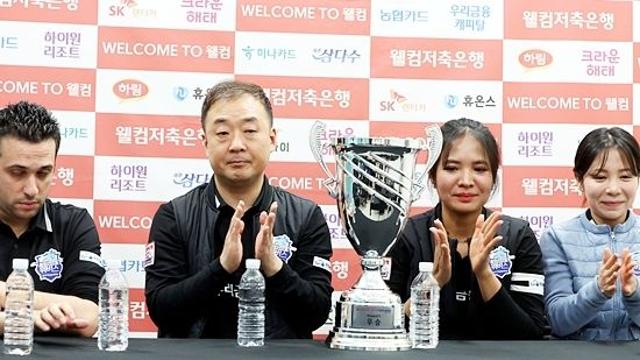 PBA팀리그 5R 우승 우리금융캐피탈 “포스트시즌에 무서운 팀 없다 최선 다해 우승 도전”