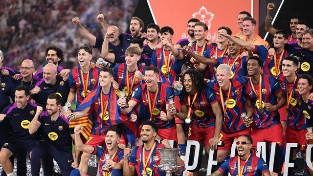 바르사, 레알 마드리드 3-2로 꺾고 스페인 슈퍼컵 16번째 우승