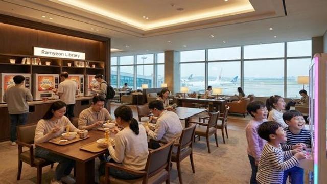 아이들은 인형 뽑기, 아빠는 라면 한 그릇…온 가족 취향 저격할 '공항 속 쉼터' 생겼다
