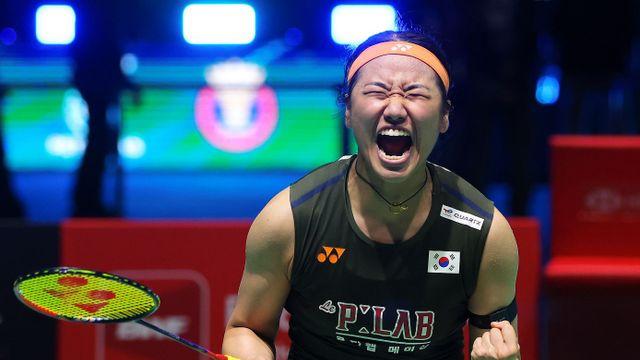 안세영 질식 수비→日 베테랑 경악! 코트에 '털썩'…안세영, 인도 오픈 첫경기 오쿠하라 41분 만에 2-0 완파→우승 정조준