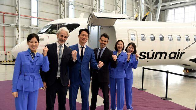 섬과 육지를 잇는 하늘길… 섬에어, ATR 72-600 첫 공개