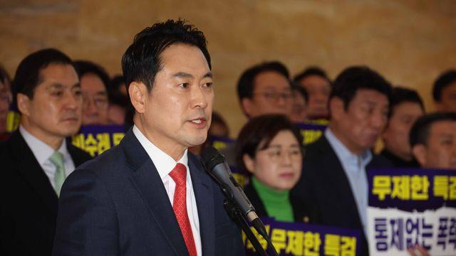 [속보]장동혁, 단식 전격 돌입…“與, 공천헌금·통일교 특검 수용하라” 압박