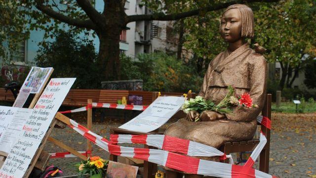 베를린 소녀상, 강제철거 석달 만에 새 장소로 이전
