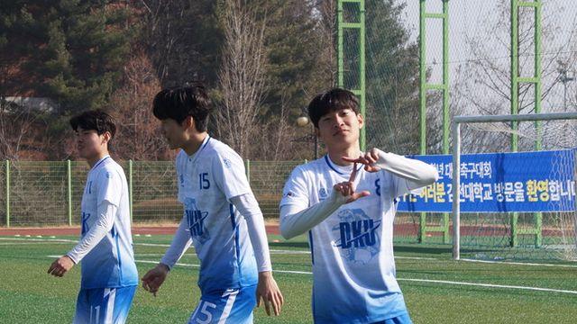 '이윤성-김우진 활약' 단국대, 명지대 추격 꺾고 8강 진출! 1,2학년대학축구대회 토너먼트 뜨겁다