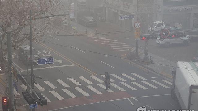 대전·세종·충남 미세먼지 '보통·나쁨'…낮 최고기온 2∼7도