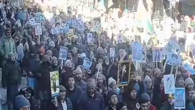 인도서 친이란 집회 열려…