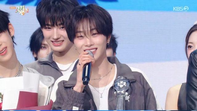 '초대형 보이그룹' 아이덴티티, 지상파 음방 '뮤직뱅크' 첫 1위