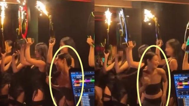 클럽서 폭죽 쏘고 헐벗고…제니, 란제리 파티에 