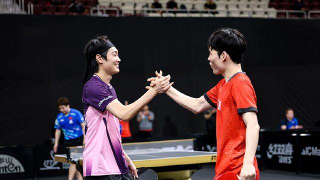 탁구 남자복식 장우진-조대성, 만리장성 넘어 WTT 정상 등극