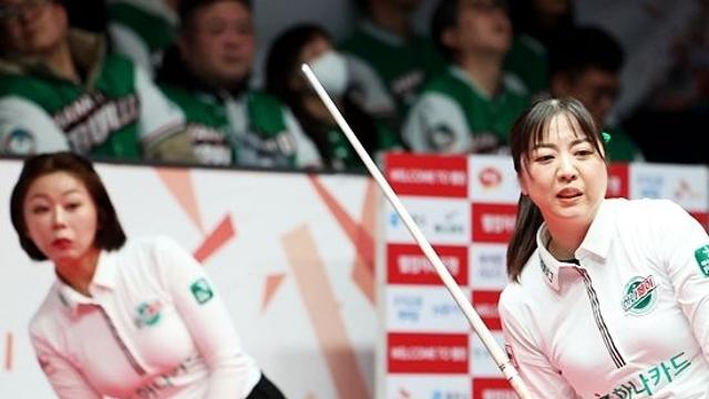 “김가영 김진아 3승 합작” 하나카드, 웰컴저축銀 꺾고 두시즌만에 파이널行…19일 SK렌터카와 1차전[PBA팀리그 PO]