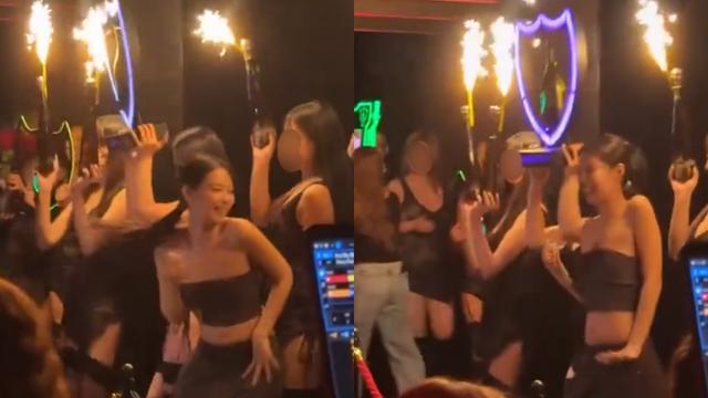 제니, 日 생일파티 ‘샴페인 걸’ 논란…클럽 연출 왜 [SD이슈]