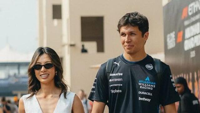 윌리엄즈 F1의 A. 알본, 프로골퍼 ‘릴리 무니 허’와 약혼