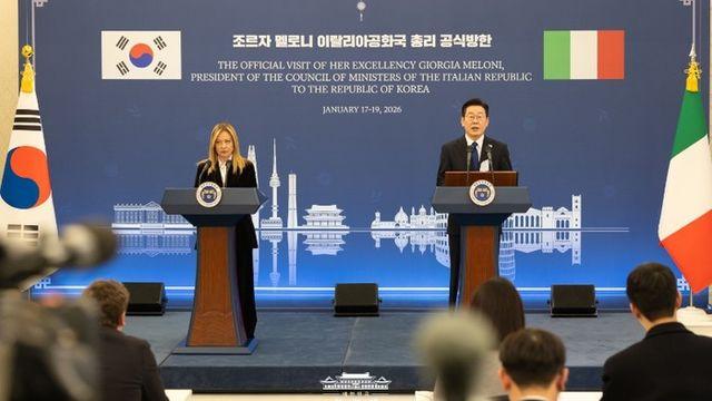 한-이탈리아 정상 공동언론발표 