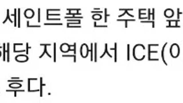 이민단속국 요원이 미국시민 총으로 쏴죽인 미네소타 근황