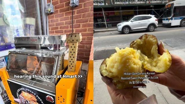“여기 한국 아니지?”…뉴욕 길거리 달군 군고구마