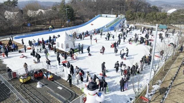 의왕왕송호수 겨울축제 '겨울아 놀자' 아이들에게 큰 인기