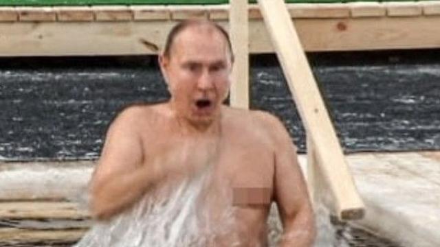 73세 푸틴, 또 얼음물 입수...