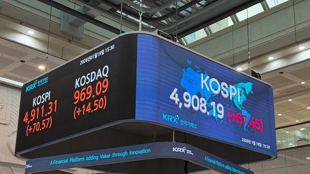 “삼성이 끌고 현대가 밀었다”... 코스피 4900선 사수