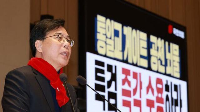 송언석, 李 기자회견에 