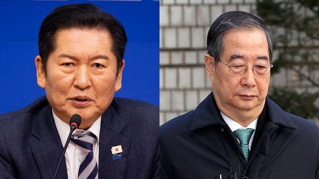 딱 4글자…정청래 민주당 대표가 한덕수 '징역 23년' 선고에 한 말