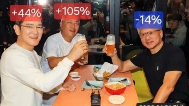 깐부회동 3인 주가 희비…현대차 105%, 엔비디아 -14%