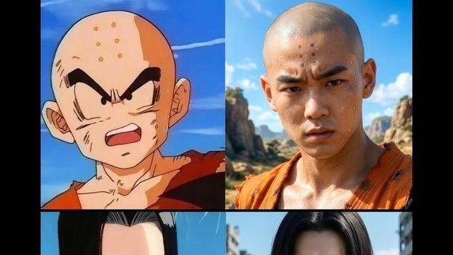 드래곤볼 AI 실사화 결과물