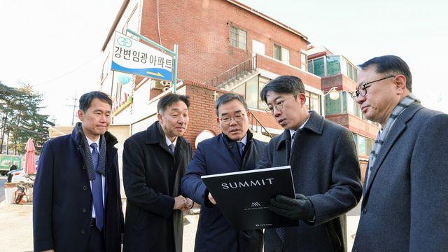 대우건설 김보현, 혹한에도 성수4 현장 지휘…