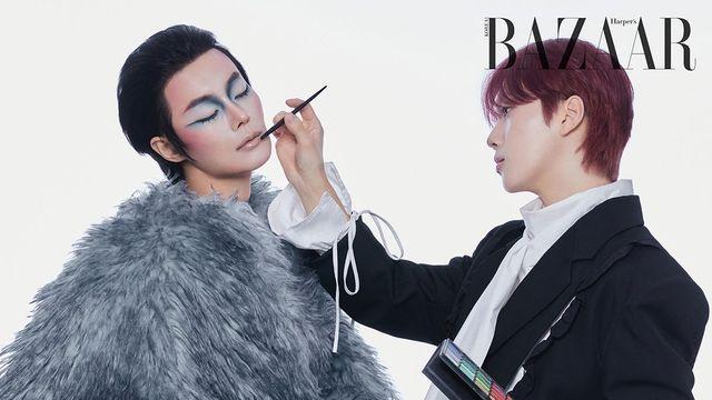 저스트메이크업 성수동프린스 리우의 손끝으로 완성된 메이크업