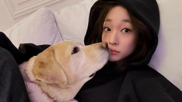 애니, 재벌가 딸 맞아? 후드 입고 반려견과 찐 일상 [IS하이컷]