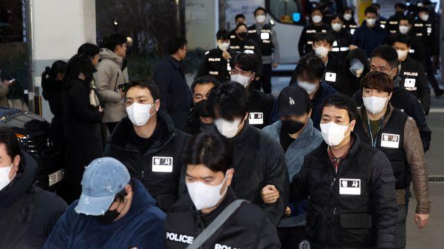 부산 압송 ‘캄보디아 노쇼사기’ 韓 조직원 전원 구속