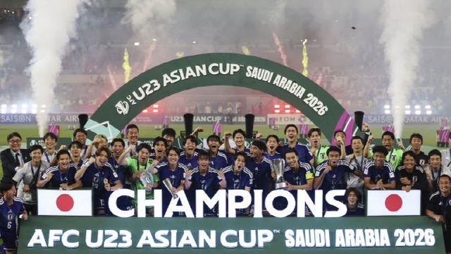 일본 U-23 아시안컵 우승…중국 4-0 대파하고 첫 2연패