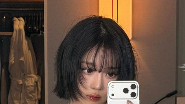 '단발병 유발자' 전소미, 윈터도 푹 빠진 헤어스타일 변신