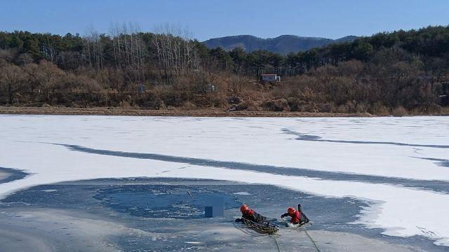 옥천 금강서 얼음 깨져 60대 남성 숨져