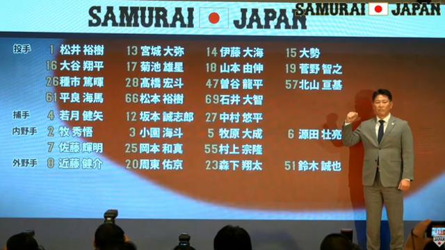 2026 WBC 일본 선수 명단