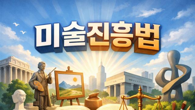 [강산 칼럼] 강산의 미술진흥법 쉽게 이해하기③