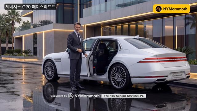 ‘X 그란 쿠페’ 닮은 후면, 새로운 제네시스 G90의 역대급 디자인