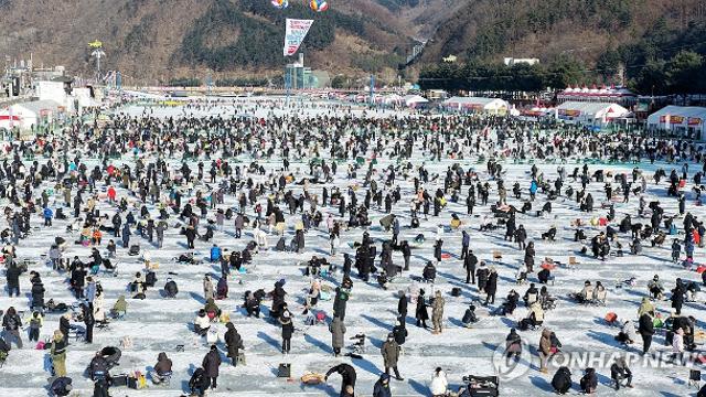 화천산천어축제 소개 영상 봇물…SNS에 6천건 업로드 인기